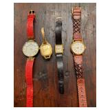 4 women’s watches as shown
