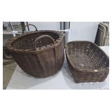 Large antique baskets