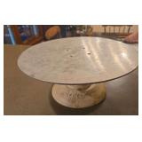 Ateco No. 612 revolving cake decorating stand / Lazy Susan with cast iron base and aluminum top. Professional-style cake turntable used for decorating, serving, or display. Date has not been verified;
