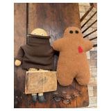 Stuffed toys and spectacles as shown. Assorted group includes plush animals, small toy items, and eyeglasses / spectacles with decorative, collectible, or display appeal.