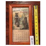 Honest Long Cut Tobacco advertising calendar dated 1896. Tobacco-related advertising collectible with period-style graphics and display appeal. Suitable for tobacco, advertising, and calendar collecto