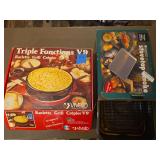 Triple function grill and stove top smoker