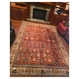 Addas Royal area rug with traditional decorative pattern and multicolor design. Features classic styling suitable for living room, dining room, or bedroom use. Shows normal wear consistent with househ