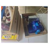Two flats of crafting and sticker-making supplies as shown. Assorted creative supply group suitable for scrapbooking, card making, journaling, paper crafts, sticker projects, mixed media, and other cr
