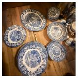 Flow blue china