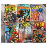 Box of old comic books