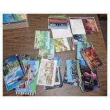 Large Group of Vintage & Later Travel, Tourist & Advertising Postcards. Large assortment featuring U.S. travel destinations, landmarks, hotels, railroads/trolleys, museums and attractions, including W