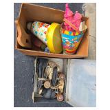 Vintage toys and skates