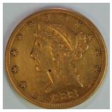 1888 Five Dollar Gold Coin