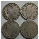 4 Liberty V Nickels