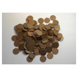 164 Wheat Pennies, Various Dates