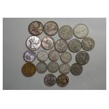 Miscellaneous Foreign Coins, Various Dates