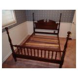 Antique full size bed frame