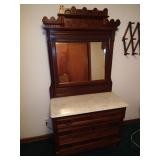 Antique dresser with mirror