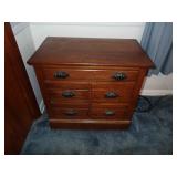 Antique oak night stand