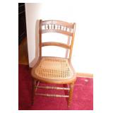 Cane seat chair