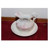 Water pitcher and bowl