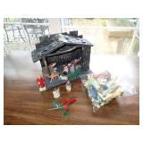 Vintage nativity set