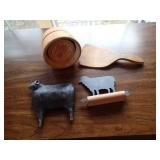 Butter mold, sheep decor items