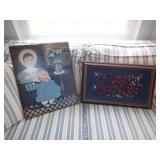 2 vintage prints as shown