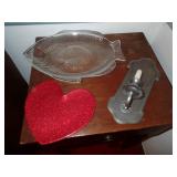 Glass and metal items as shown