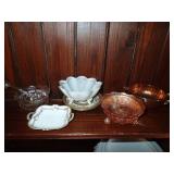 Antique glassware as shown