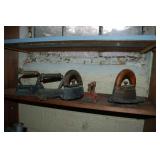 Antique sad irons