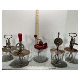 Hand Mixers with Two Cup Clear Glass Containers