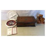 Grateful Dead Plate, Wood Eagle Box, Large Owl
