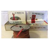 Vintage Cigar Boxes with Contents Sandpaper