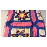 Vintage Dahlia Star Quilt Top