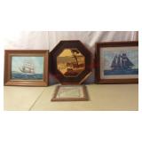 Framed Pictures QTY 4