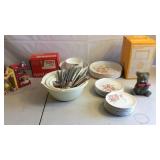 Melmac, Mixer, Toaster, Silverware, Mixing Bowls