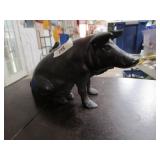 Cast Iron Pig Piggy Bank / Hog