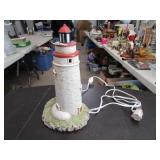 Lighted Light House Lamp