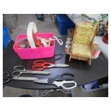 Sewing Lot / Scissors / Thread etc..
