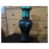 Blue / Black Vase / Fish Scene