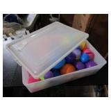 Freezette Storage Container with Easter Eggs