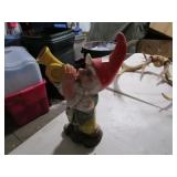 Garden Gnome / Yard Décor / Plastic Weighted