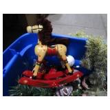 Tote full of Christmas Ornaments / Decorations /