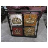 Crown Metal Wall Art / 24"x24"
