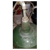 Green Porcelain Industrial Lamp