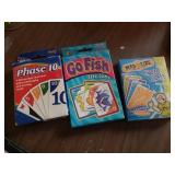 Card Games / Phase 10 / Go Fish / Mad Libs