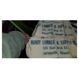 2 Vintage Jerseyville Nail Aprons - Mundy Lumber