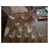 Shot Glasses / Wine Glass Lot