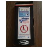 St Louis Cardinals 1982 World Series Tickets /