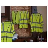 4 Safety Vests 2XL / XL