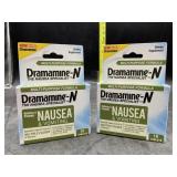 2 Dramamine-N - relieves & prevents nausea &