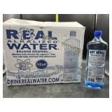 Real alkalized water bottles - 12 1 liter bottles