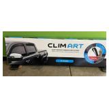 Shatterproof window deflectors for Mazda 17-20